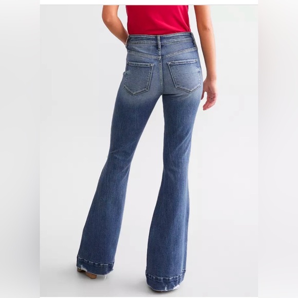 KanCan High Rise Flare Stretch Jean - Picture 11 of 12